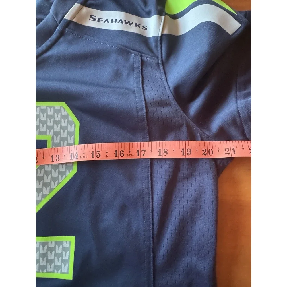 Nike Seattle Seahawks Adult Large Navy 10th Fan NFL Jersey Super Bowl Winners